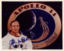 Edgar Mitchell signed NASA Apollo 14 original 10x8 inch colour photo. From single vendor Space