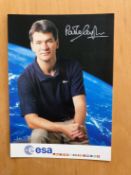 ESA Astronaut Paolo Nespoli signed 6 x 4 inch colour portrait promo photocard. From single vendor