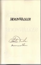 Charlie Duke signed hardback book titled Moonwalker 284 pages signature on the inside title page.