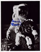 Alan Bean signed 10x8 inch black and white photo pictured during the APOLLO XII mission. From single