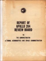 NASA original Report of Apollo 204 Review Board softback book. From single vendor Space Astronaut
