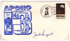 Apollo 13 Jack Swigert signed cover PM Cape Canaveral FL Apr 17 PM 1970 32920. From single vendor