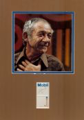 Sid James Carry On Actor Signed Vintage Mobil Pack Of Matches With 12x17 Mounted Photo Display. Good