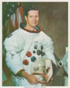 Joseph P. Kerwin signed 10x8 inch colour photo pictured in his space suit. Good condition. All