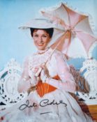 Julie Andrews signed 10x8 inch Mary Poppins colour photo. Good condition. All autographs are genuine