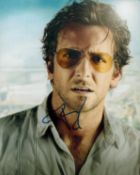 Bradley Cooper signed 10x8 inch colour photo. Good condition. All autographs are genuine hand signed