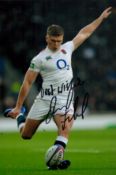 Rugby Union Owen Farrell signed 12x8 inch colour photo pictured in action playing for England.