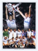 Football Autographed West Ham United 1980 Montage Edition : Colorized, Measuring 16 X 12 Depicting A