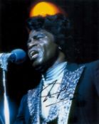 James Brown signed 10x8 inch colour photo. Good condition. All autographs are genuine hand signed