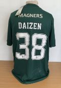 Daizen Maeda signed Celtic F.C replica away shirt signature on reverse. Size XL. Good condition. All