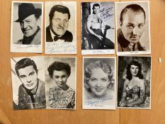 Vintage TV Film signed collection of eight 6 x 4 photos. Includes Tommy Cooper (little creased),
