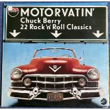 Chuck Berry signed Motorvatin album sleeve includes 33 rpm vinyl record signature on front. Good