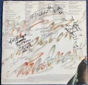 Quincy Jones multi signed Mellow Madness album sleeve includes 33rpm vinyl includes 6 signatures