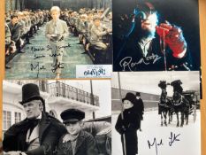 Oliver Ron Moody and Mark Lester signed 10 x 8 colour photos; Lester includes phrase Please Sir I