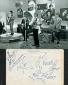 The Fortunes 1960s Band Signed Vintage Album Page With Photo. Good condition. All autographs are