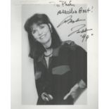 Barbara Feldon signed 10x8inch black and white photo. Dedicated. Good condition. All autographs