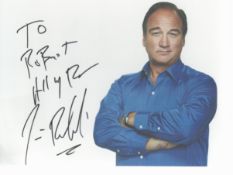 James Belushi signed 8x6inch colour photo. Dedicated. Good condition. All autographs are genuine