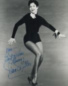 Ann Miller signed 10x8inch black and white photo. Good condition. All autographs are genuine hand