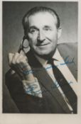 Charlie Chester signed in blue inch black and white photo 5x3 Inch. British Comedian and Writer.