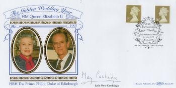 Lady Mary Cambridge signed The Golden Wedding Year 1947 1997 HM Queen Elizabeth and HRH The Prince