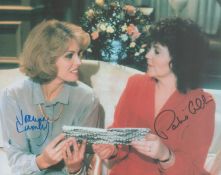 Multi signed Joanna Lumley plus 1 other colour 10x8 Inch. Good condition. All autographs are genuine