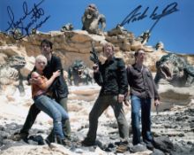 SALE! Primeval Hannah Spearritt and Andrew Lee Potts hand signed 10x8 photo. This beautiful 10x8