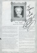 Colin Baker signed 12x8 bio page Herman the Henchman. Good condition. All autographs are genuine