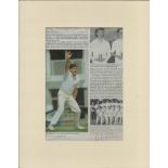 Martin Bicknell signed press of magazine page and colour picture mounted overall size 14x11 Inch.