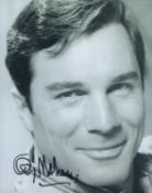 George Maharis signed 10x8inch black and white photo. Good condition. All autographs are genuine