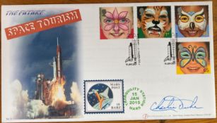Apollo 16 Moonwalker Astronaut Charlie Duke signed 2001 Internetstamps official Future Space Tourism