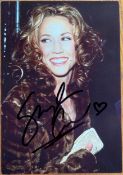 Music Sheryl Crow signed 6 x 4 inch colour promo photo. American musician, singer, and songwriter.