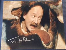 Allo Allo John D Collins as Fairfax signed 10 x 8 inch colour photo in Bear outfit. British actor,