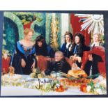 Julian Glover signed 10 x 8 inch colour photo, period drama. Glover's well-known film roles have