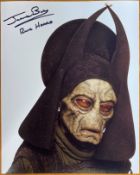 Star Wars Jerome Blake as Rune Haako signed 10 x 8 colour photo. Jerome Blake played Mas Amedda in