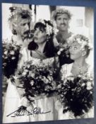 Allo Allo John D Collins as Fairfax signed 10 x 8 inch b/w Wedding scene photo . British actor,
