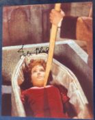 Isla Blair horror scene signed 10 x 8 inch colour photo. Isla Blair Glover (born 29 September