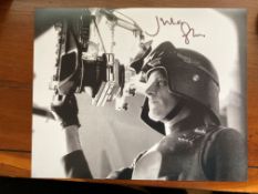 Star Wars movie 8x10 Imperial Officer scene photo signed by actor Julian Glover. Good condition. All