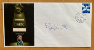 Celtic football Brian Scott signed Hall of Fame 2002 cover . Good condition. All autographs are
