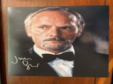 James Bond Julian Glover signed 10 x 8 inch colour photo, period drama. Glover's well-known film
