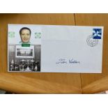 Celtic football Sean Fallon signed Jock Stein 2002 cover . Good condition. All autographs are