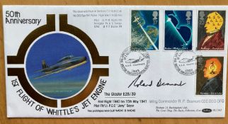 WW2 ace, test pilot legend Wg Cdr Roland Beamont DSO DFC signed Benham official 1991 Engineering FDC