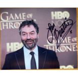 Ian Beattie signed Game of Thrones colour 10 x 8 inch photo. He is best known for playing