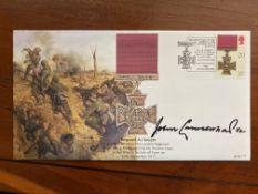 WW2 John Cruickshank VC signed 2002 Victoria Cross cover dedicated to Sgt A J Knight VC. Good