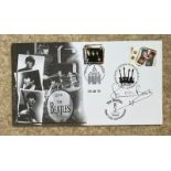 The Beatles Pete Best signed 2009 Internetstamps FDC with multiple postmarks. Good condition. All