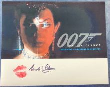 James Bond Melita Clarke signed and Kissed 10 x 8 inch colour Diamonds are Forever photo. Nice