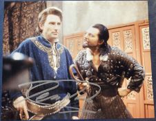Dr Who Derren Nesbitt signed 10 x 8 inch colour photo. He is known for his role as Major von Hapen
