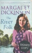 Signed Book Margaret Dickenson The River Folk First Edition Softback Book 2011 Signed by Margaret