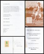 Athletics. Bob Phillips and Harold Ogden Signed 1st Edition Hardback Book Titled The Iron In His