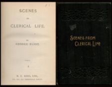 Scenes Of Clerical Life by George Eliot. Published by R. E. King Ltd of Tabernacle Street. Unsure of