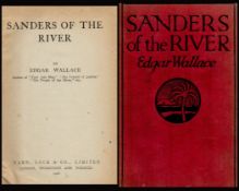 Sanders of the River Hardback Book by Edgar Wallace. Published in 1918 by Ward, Lock and Co of